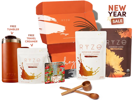 RYZE n Shine Bundle (Coffee + Creamer) | Reserve Amber Vista